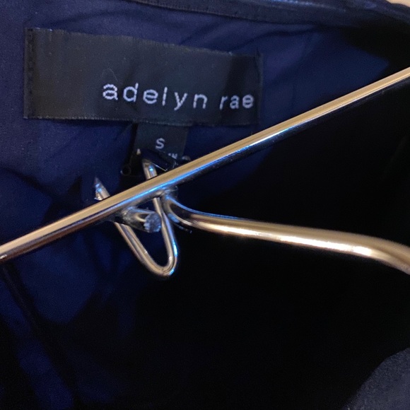 Adelyn Rae Navy Strapless Jumpsuit - Picture 3 of 6